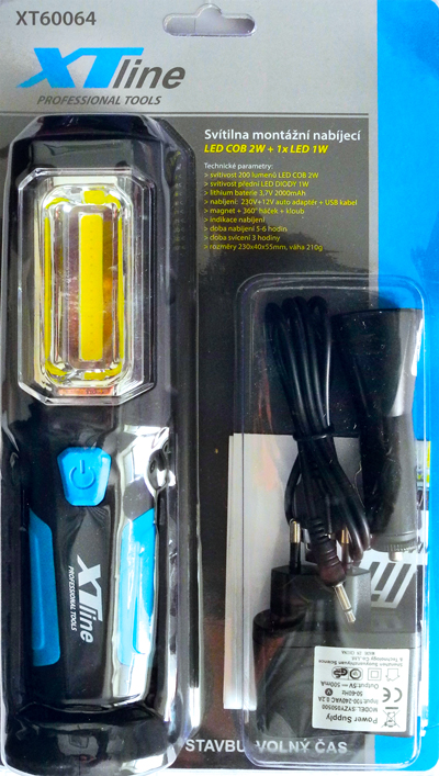 Nabíjecí LED svítilna XTline