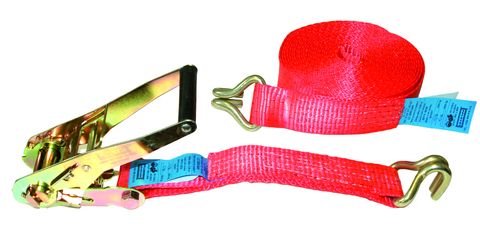 Upínací komplet 5t, šířka 50 mm, 6m, sada s ráčnou a 2 háky