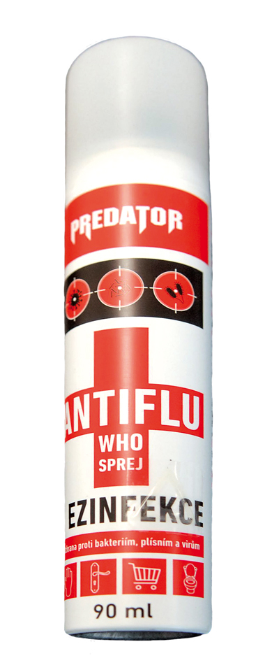 Dezinfekce rukou Predator ve spreji, 90ml
