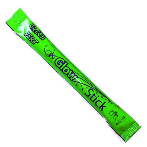 Svítící tyčínka zelená,6-8hod GlowStick 15cm