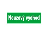Tabulka - Nouzový východ 30 x 10,5 cm