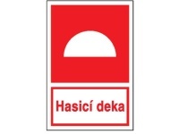 Tabulka - Hasicí deka 20 x 30 cm
