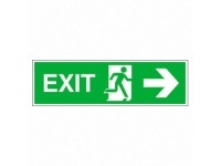 Tabulka - Úniková cesta doprava - EXIT 39 x 11,5 cm
